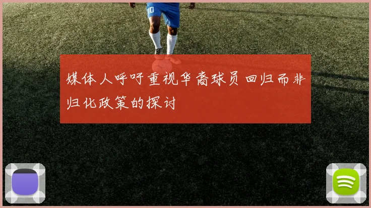 媒体人呼吁重视华裔球员回归而非归化政策的探讨